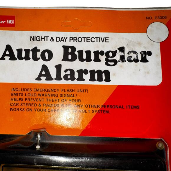 Vintage Safer-EMCO Auto Burglar Alarm NOS | 1970s Car Accessory - Picture 7 of 10